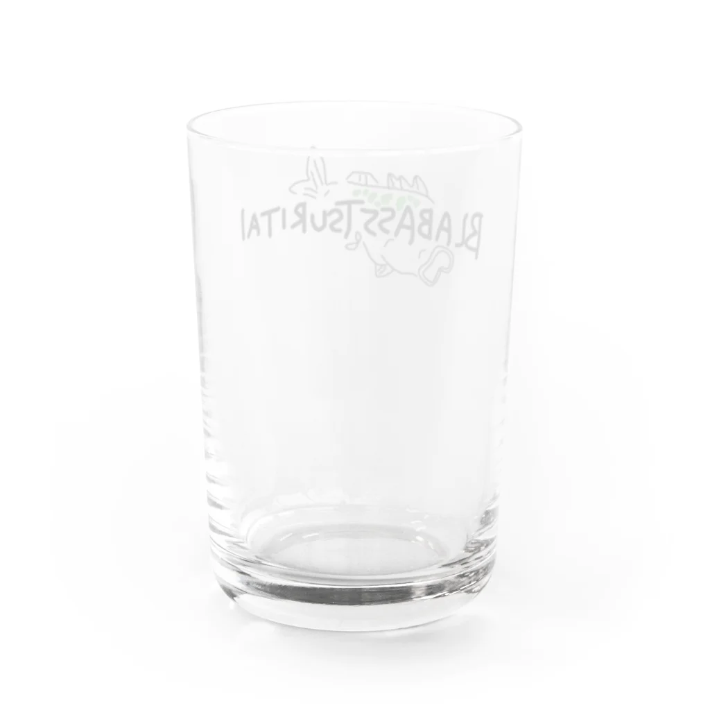 comaoのブラックバス　ブラバス Water Glass :back