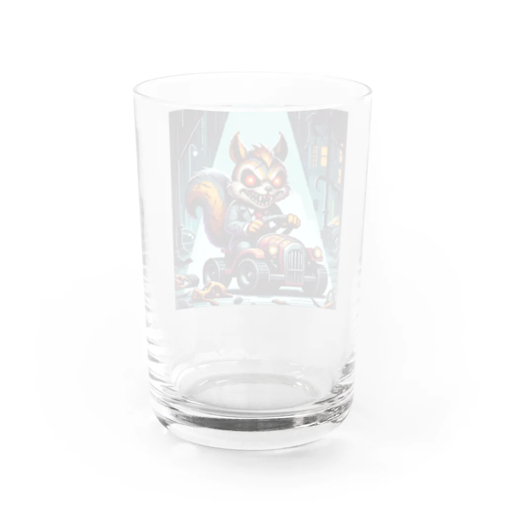 funny-itemsの深夜のドライブ、リスゾンビ君 Water Glass :back