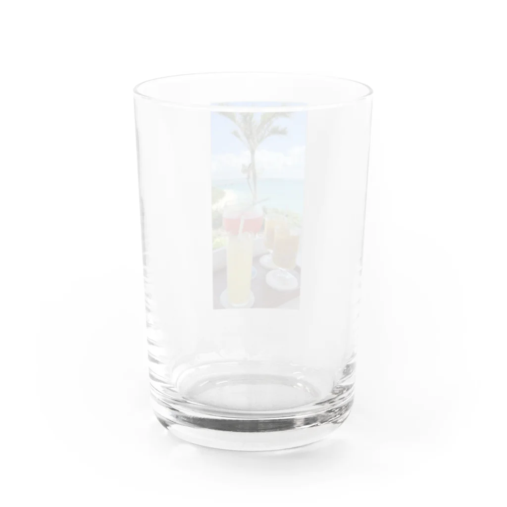 沖縄筋肉屋の南国、トロピカール🏝️ Water Glass :back