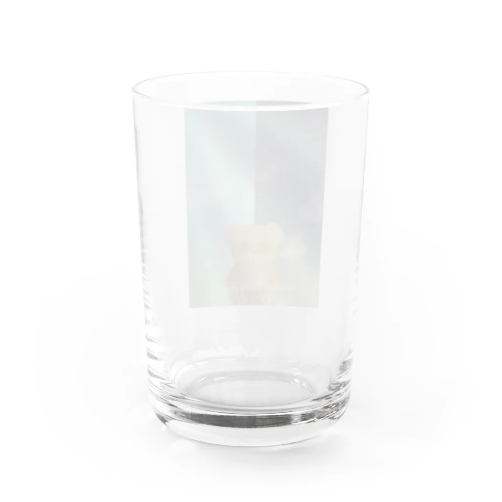 Castagna-カスターニャのくまのぬいぐるみ Water Glass :back