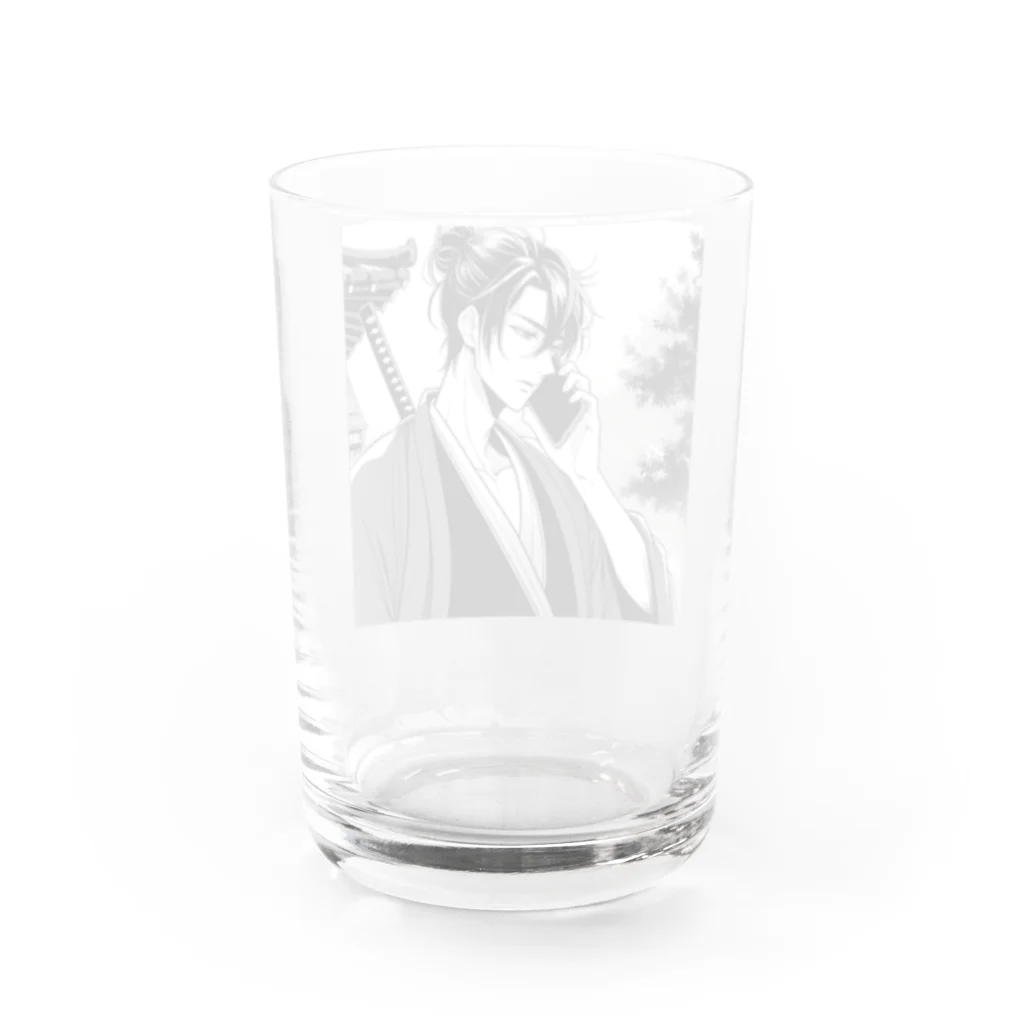 namidamakiのスマホ侍 Water Glass :back