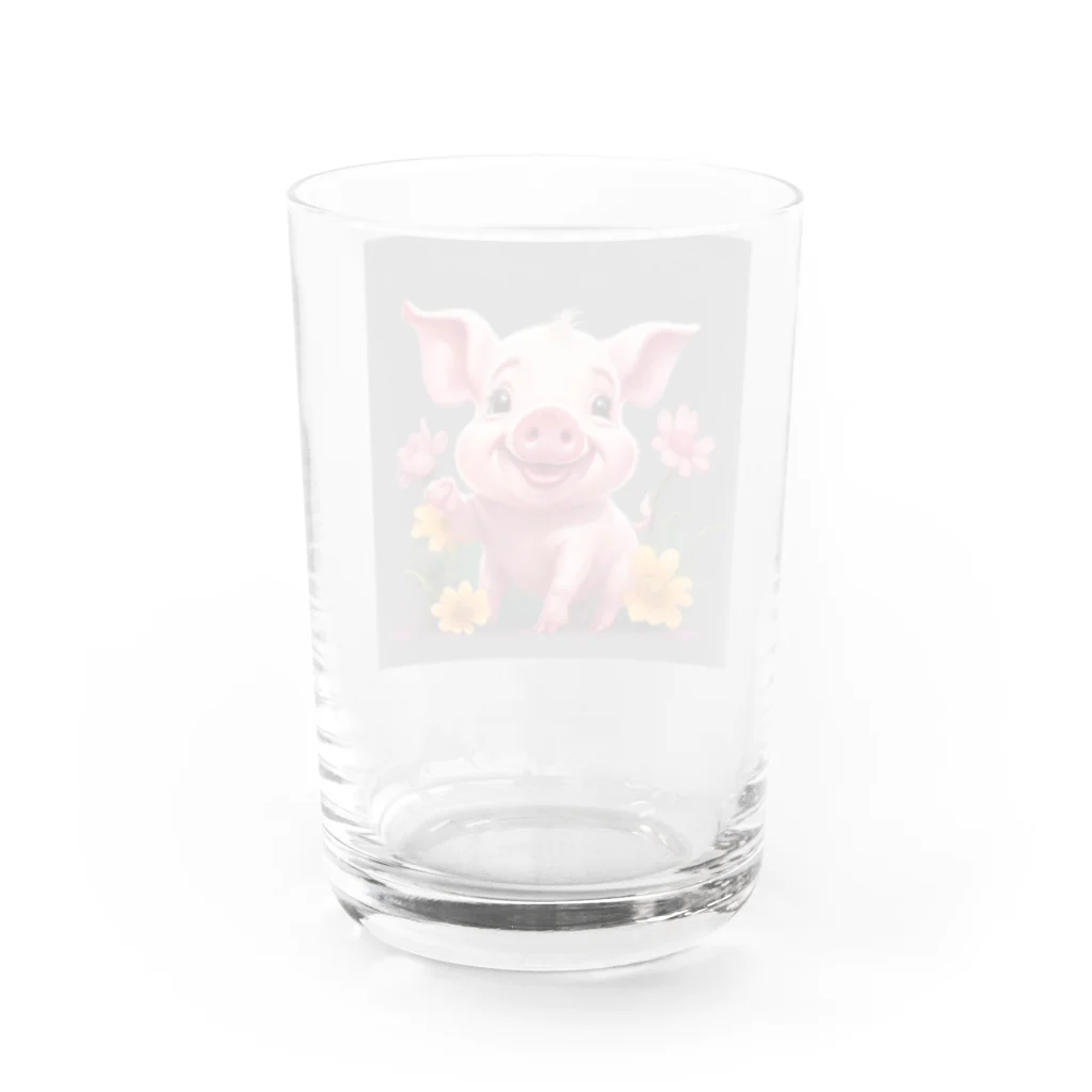 Ruka_rukaのプリプリPing!! Water Glass :back