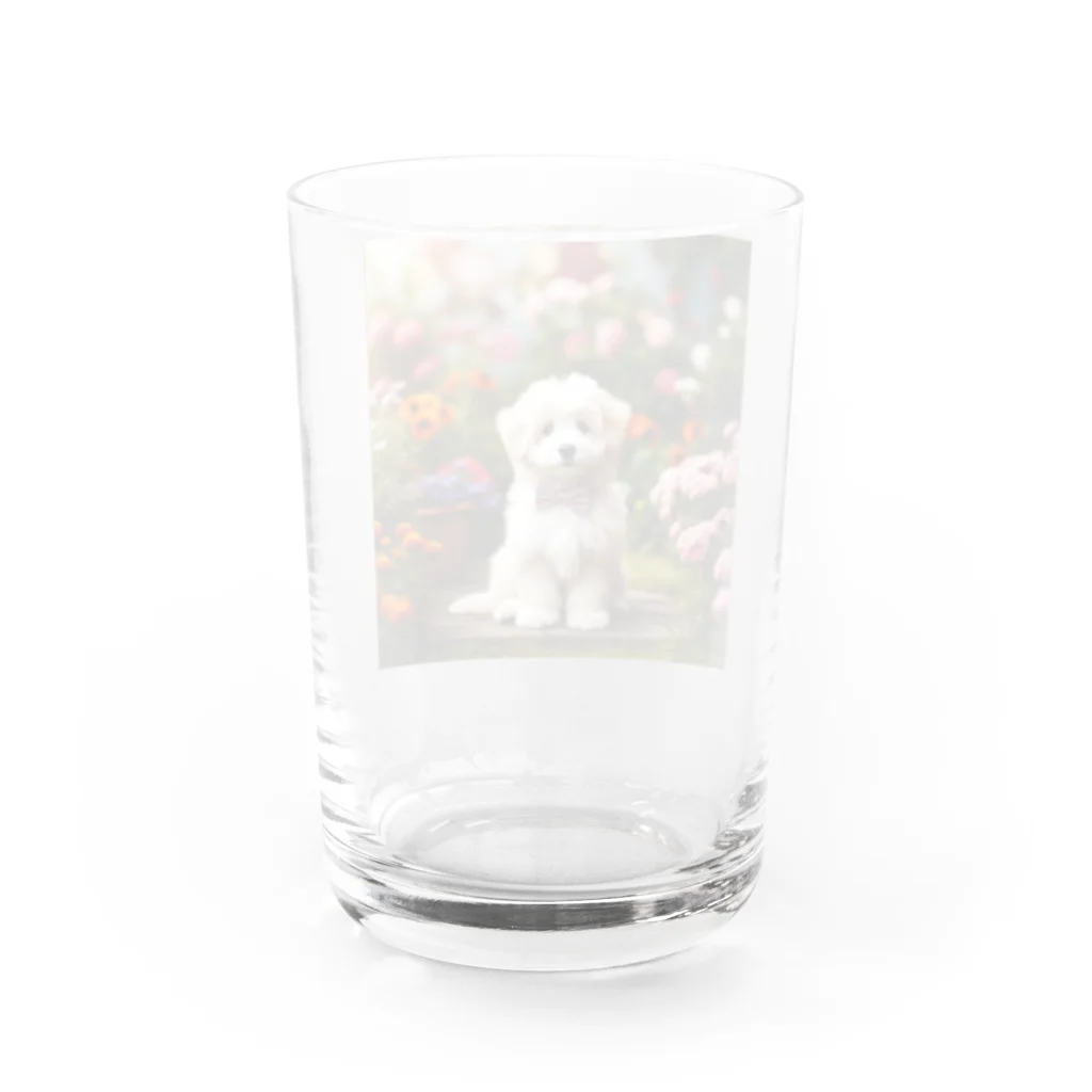 鈴木敏夫のはなを見るわんちゃんー Water Glass :back