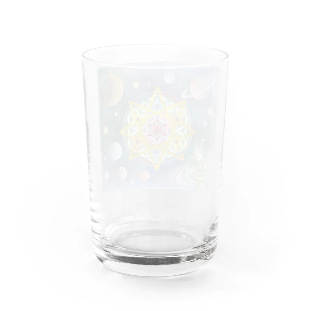 目醒めの魔法陣アーティスト☆岡山紫音のLinaさんの目醒めの魔法陣〜SORA〜 Water Glass :back