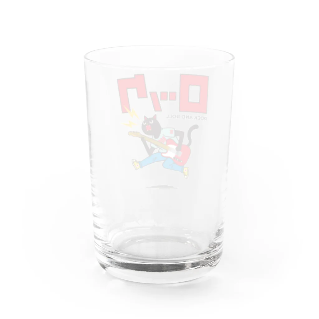 hiropo3のロケンロールねこ Water Glass :back