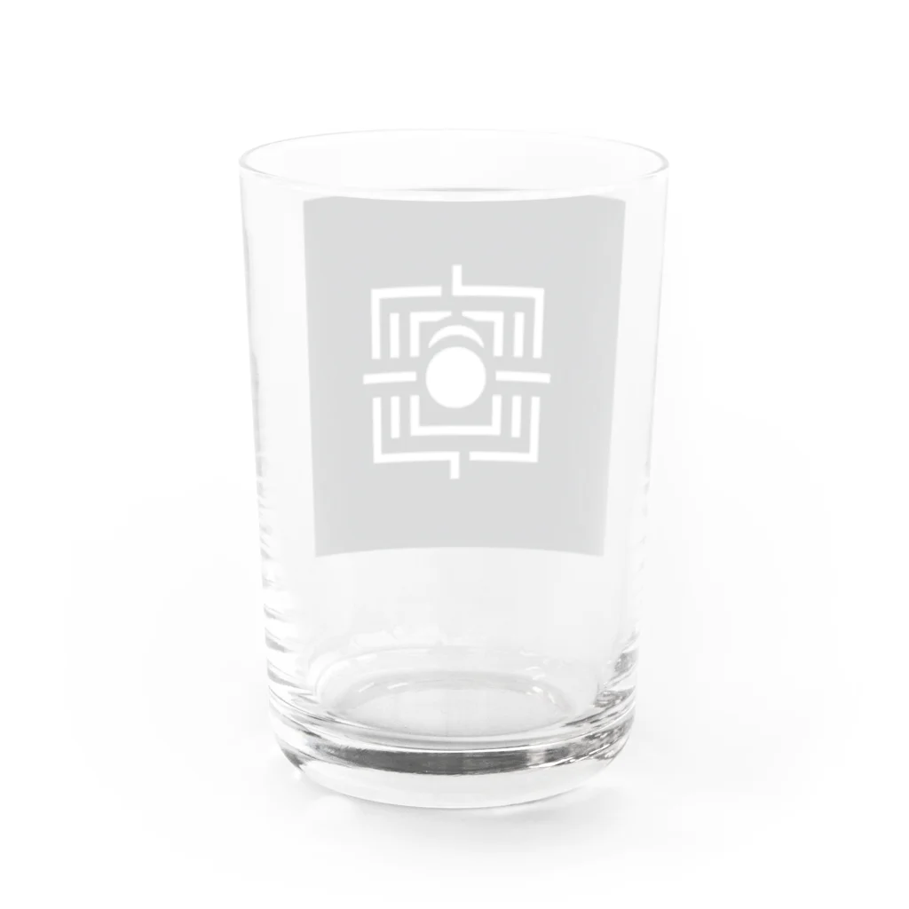 蕪式会社NEETのニートシンボル Water Glass :back