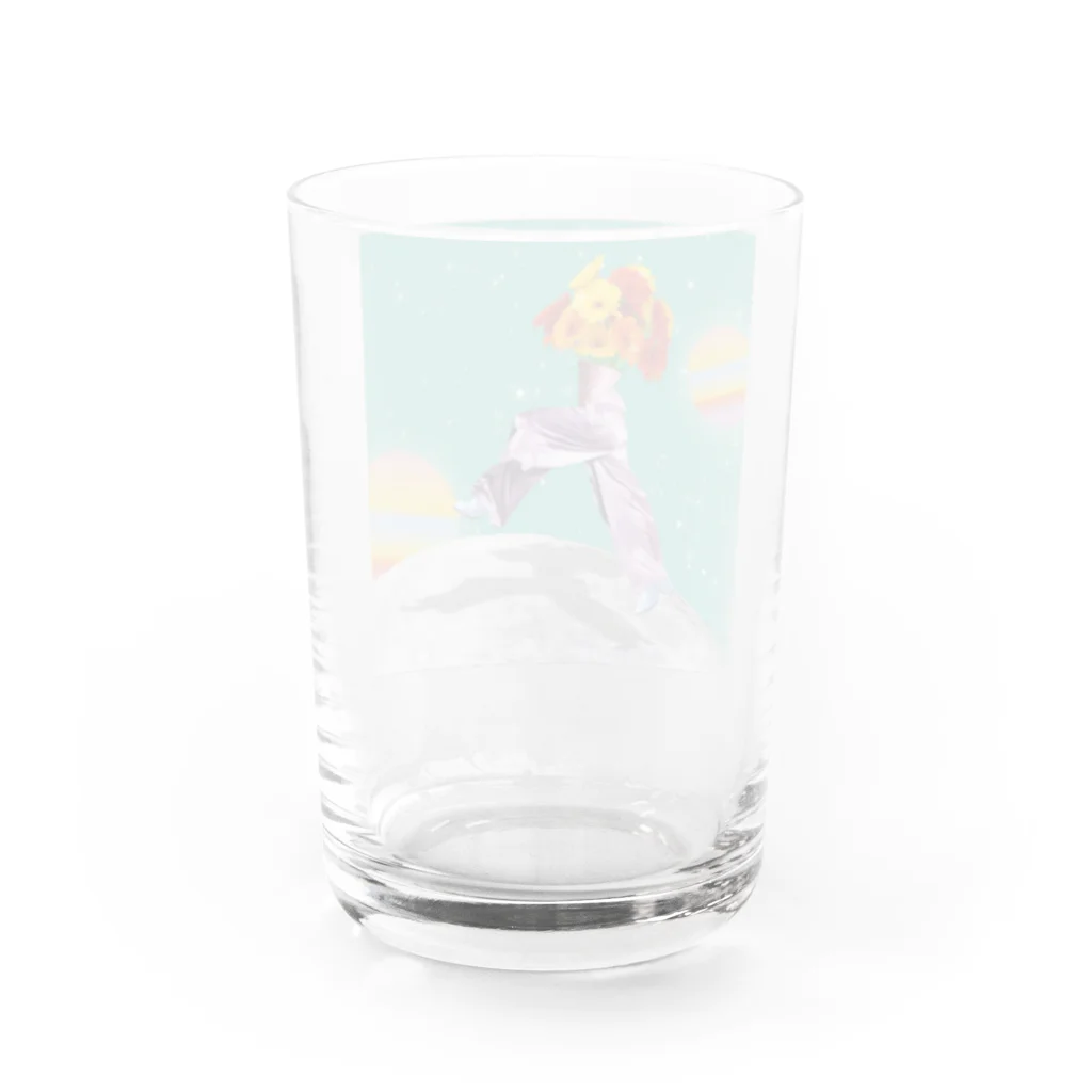 ERiMARi'SHOPのPoppin'エメラルドグリーン Water Glass :back