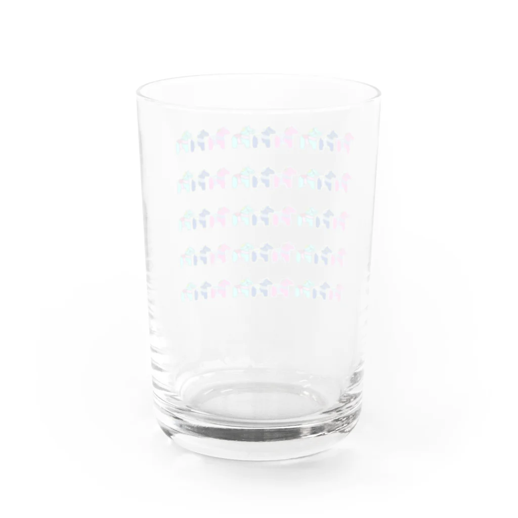 たま屋のダーナラホース Water Glass :back