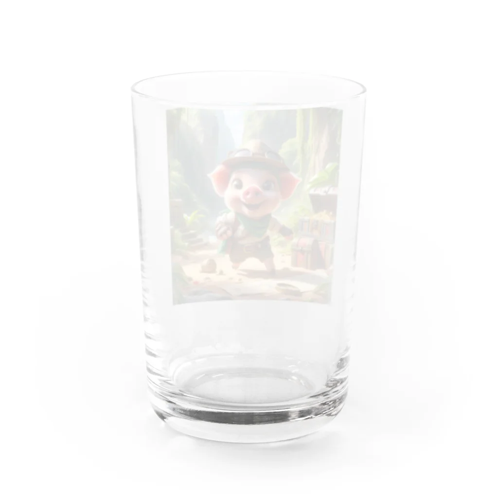 マシャのｐちゃんの冒険 Water Glass :back