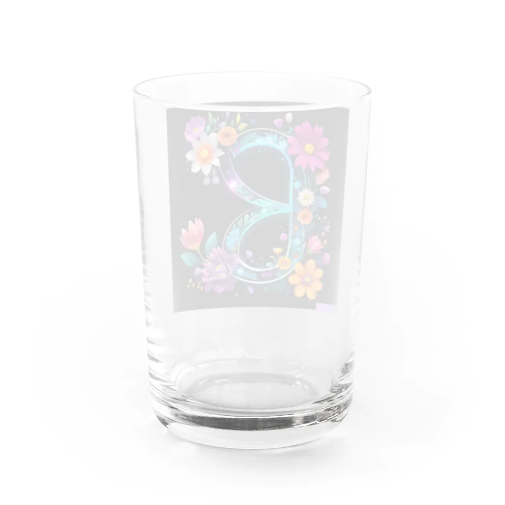 -sorairo-のイニシャル・B Water Glass :back