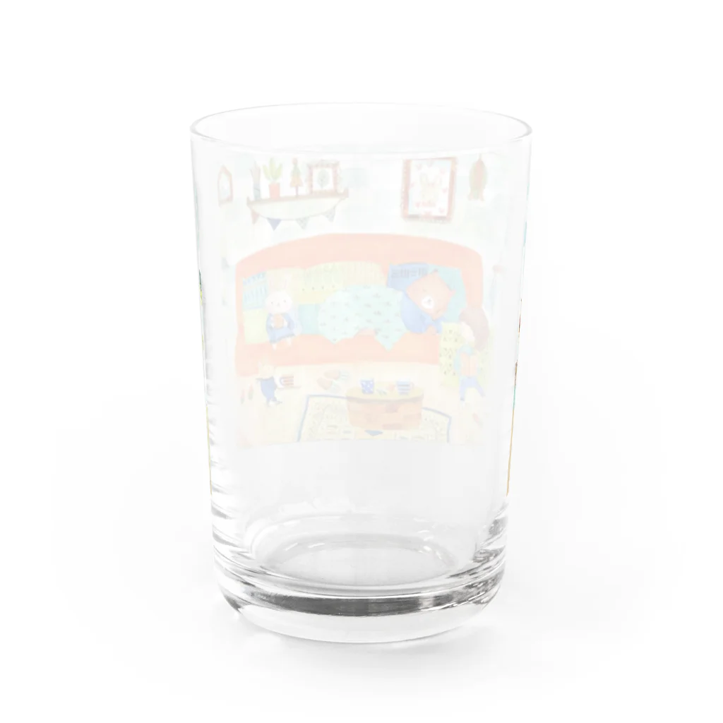 ブルーグリーンのくつろぎの時間 Water Glass :back