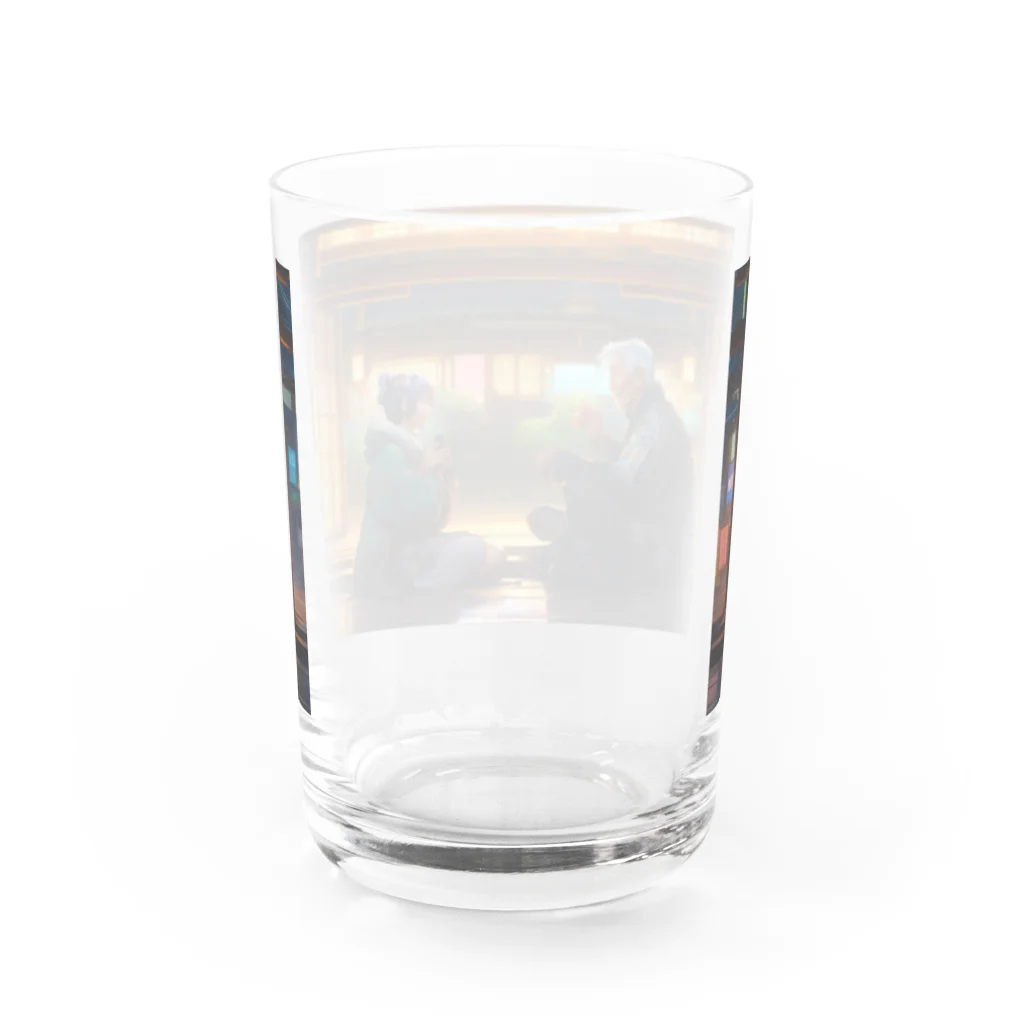 zyoppinの夫婦円満 Water Glass :back