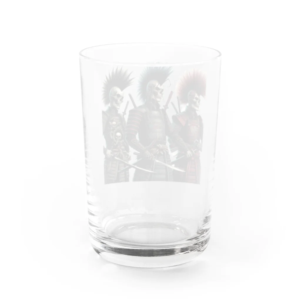 riotriffs_punksのサムライパンクス Water Glass :back