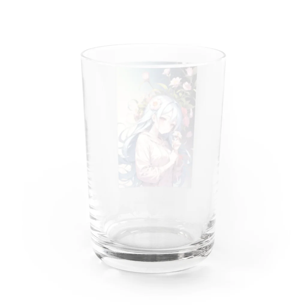 🐋うくはのお店の花と君7 Water Glass :back