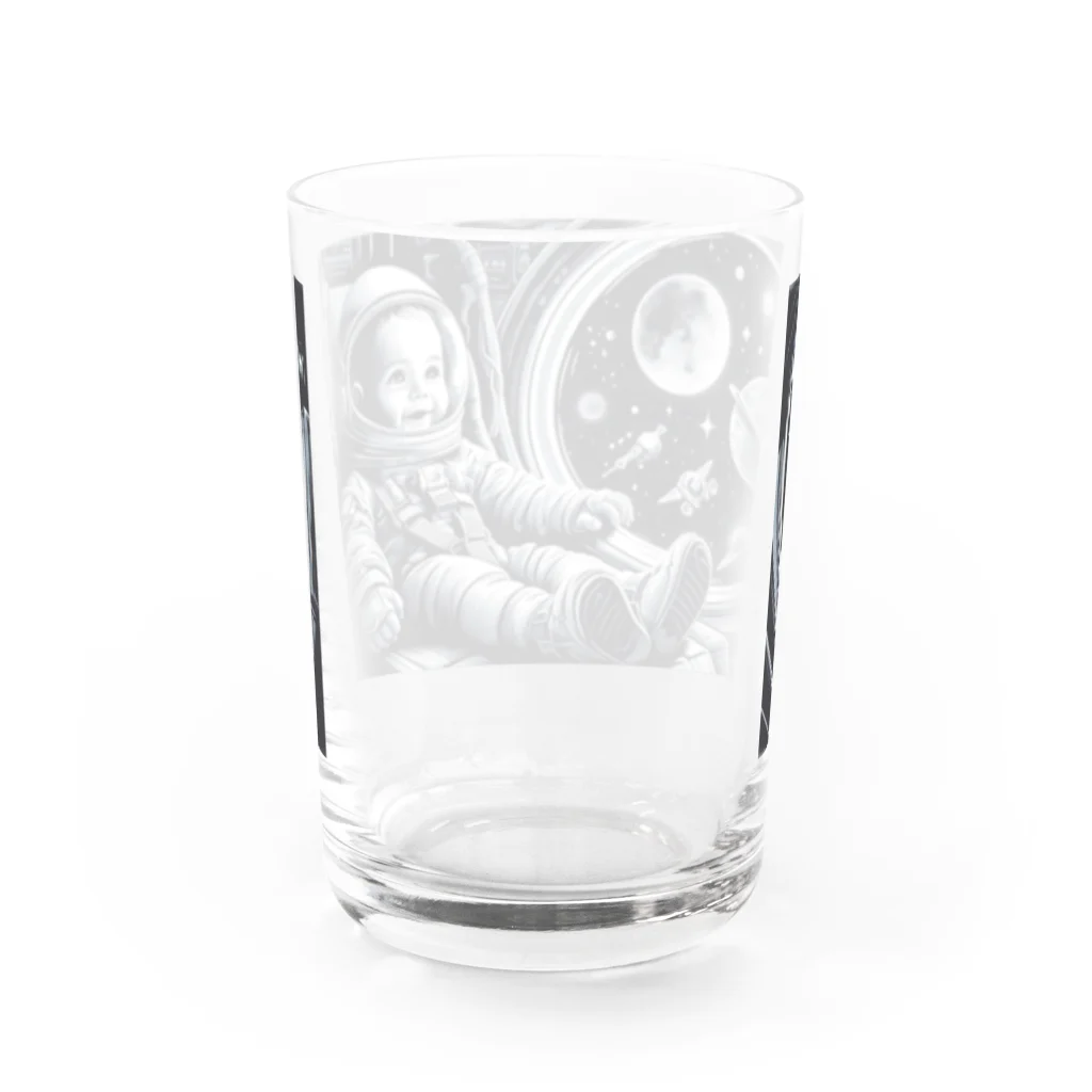 Chika Lewisの宇宙船に乗った赤ちゃん4 Water Glass :back