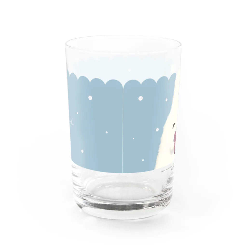 MEMEROLANDのR.I.Pふわもちの友人『愛-sax-』 Water Glass :back