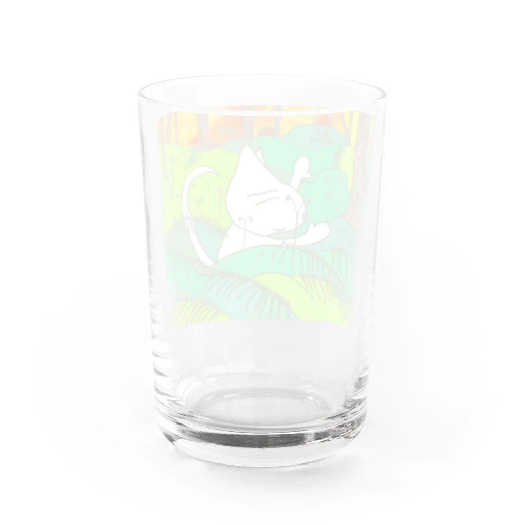 ちょ龍けん　愛のワンネスの部屋✨のちょ龍けん　癒しの森の夕暮れ✨✨✨ Water Glass :back