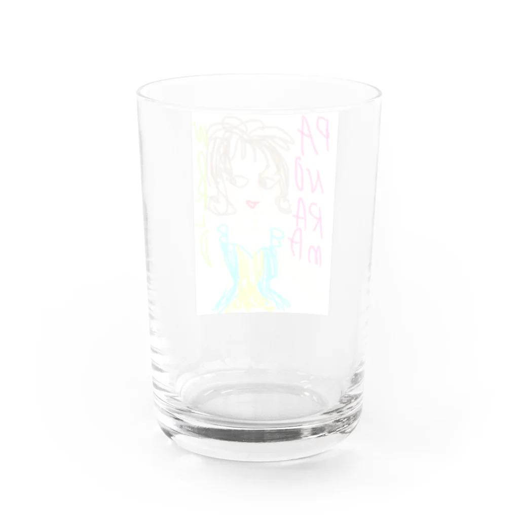 panoramaworldのPANOちゃん Water Glass :back