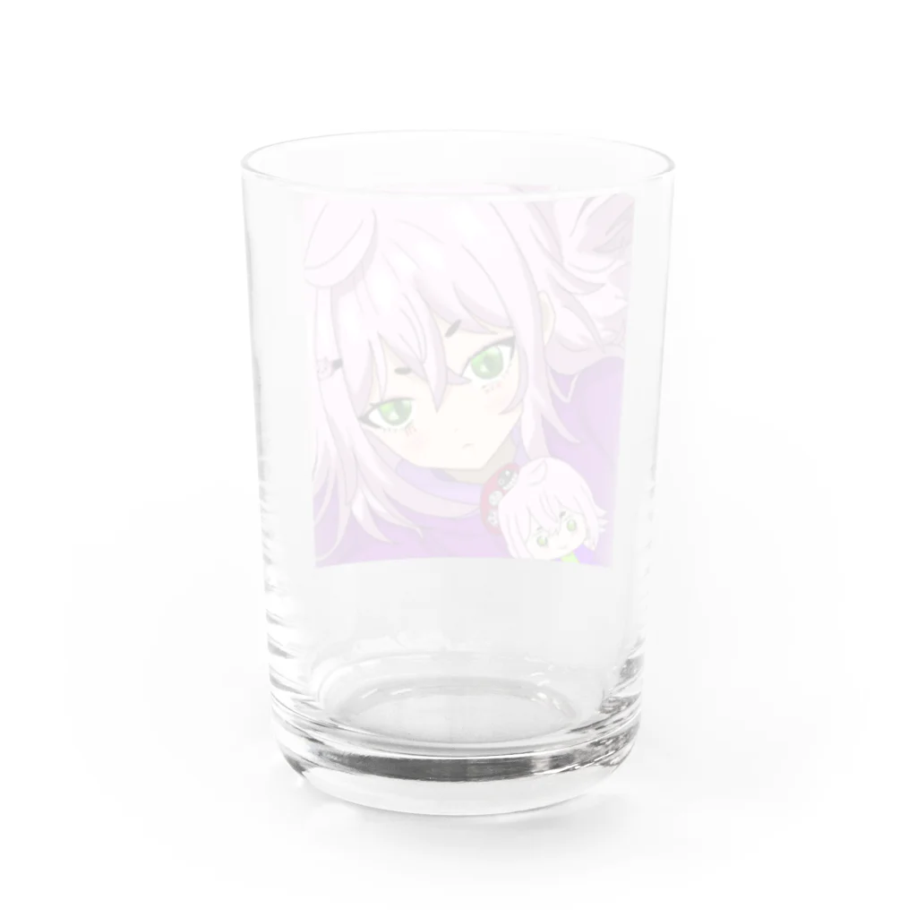 ウパちゃんグッズ販売所のウパルパシリーズver.2 Water Glass :back