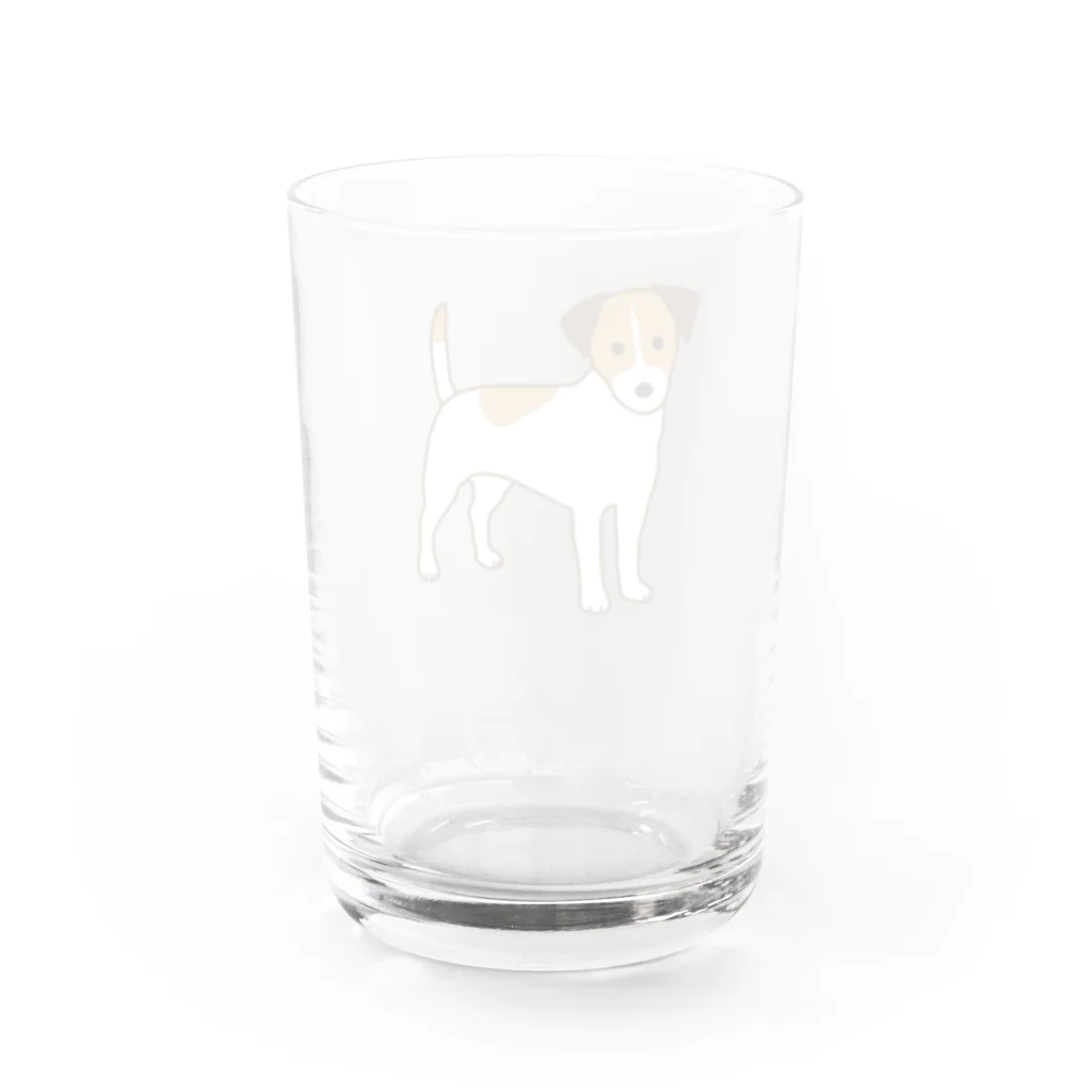 ジャックラッセルテリアのお店のジャックラッセルテリアNo.２ Water Glass :back