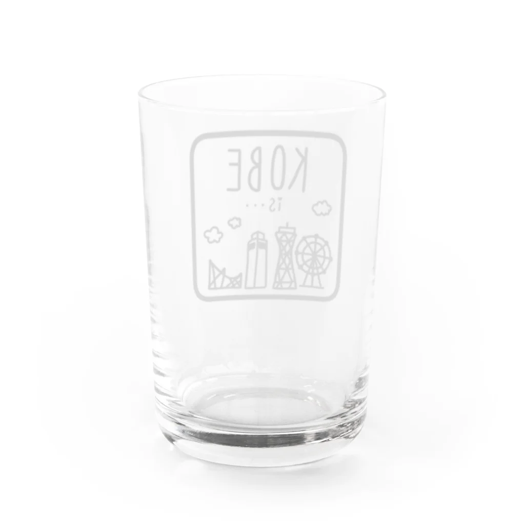 アモズクリエイトのKOBE is… glass Water Glass :back