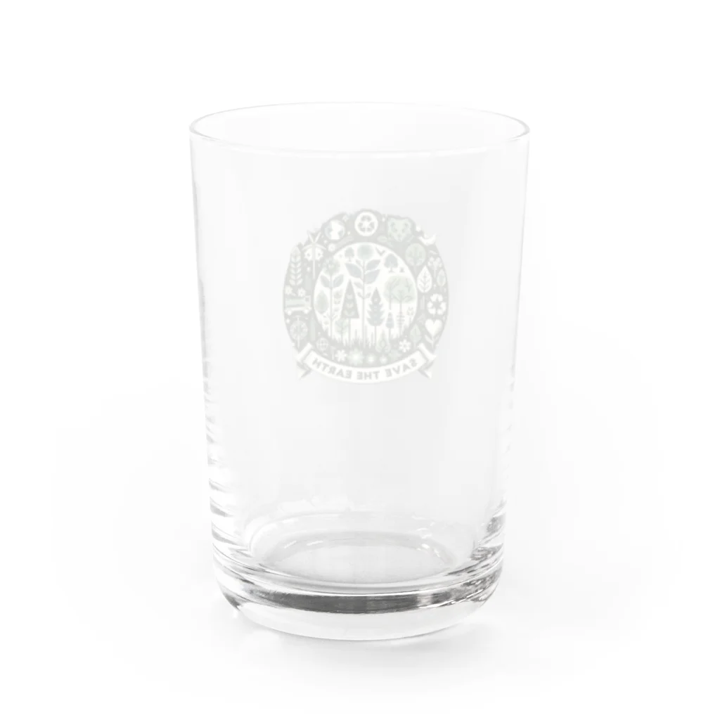 tau18のSAVE THE EARTH Water Glass :back