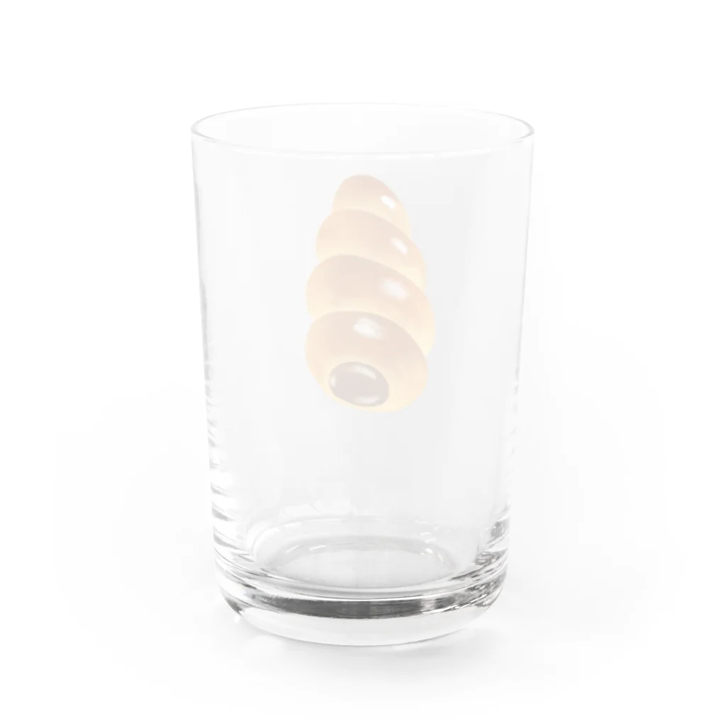 mocaのチョココロネ Water Glass :back