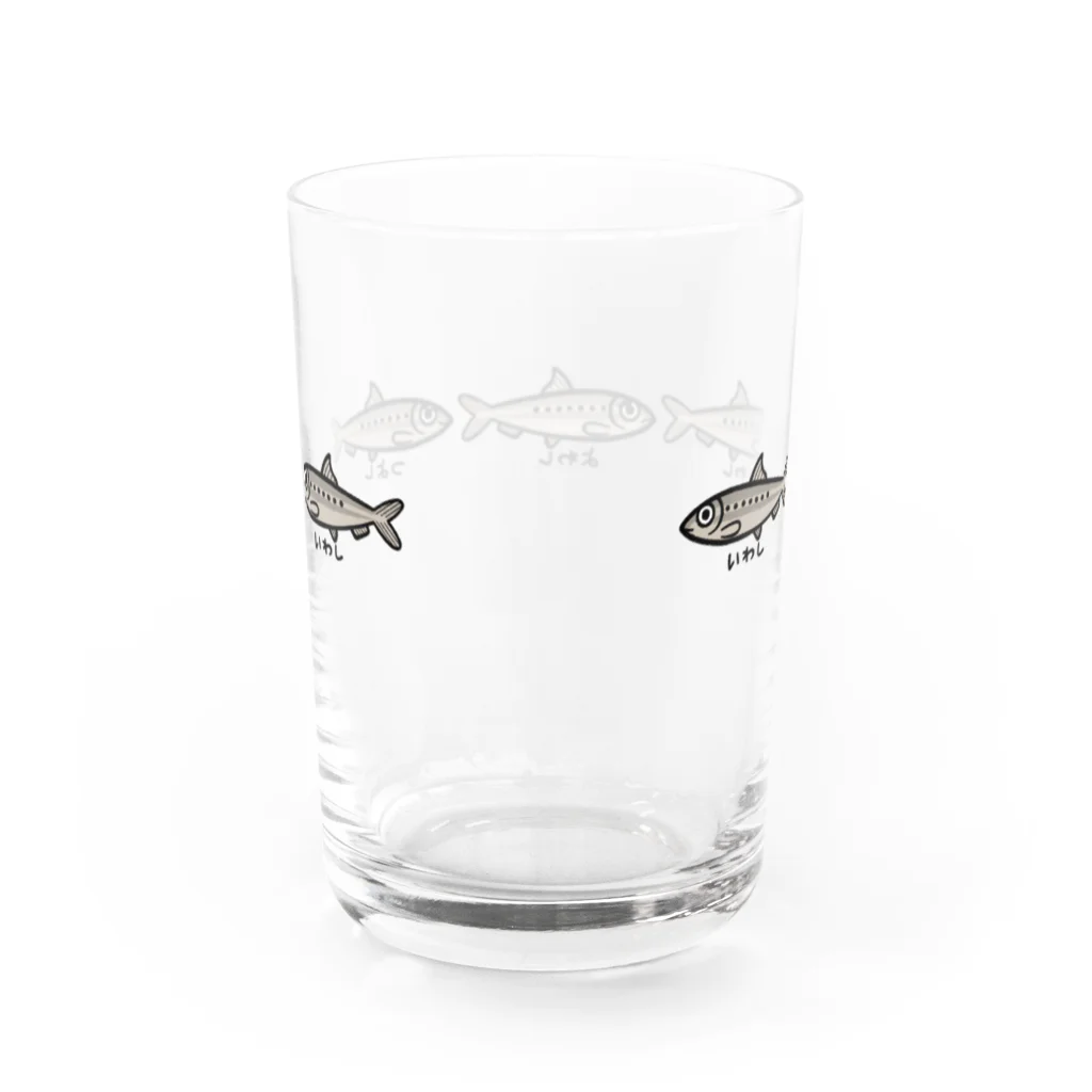 猫屋/shopnekonoko/ねこやのいわし Water Glass :back