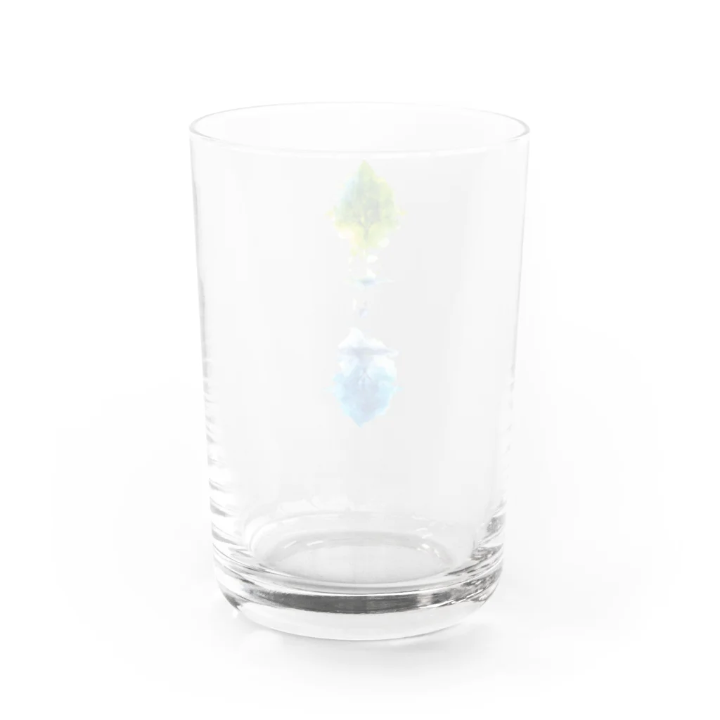 Chi3の生命の水 クリーンウォーターの未来 Water Glass :back