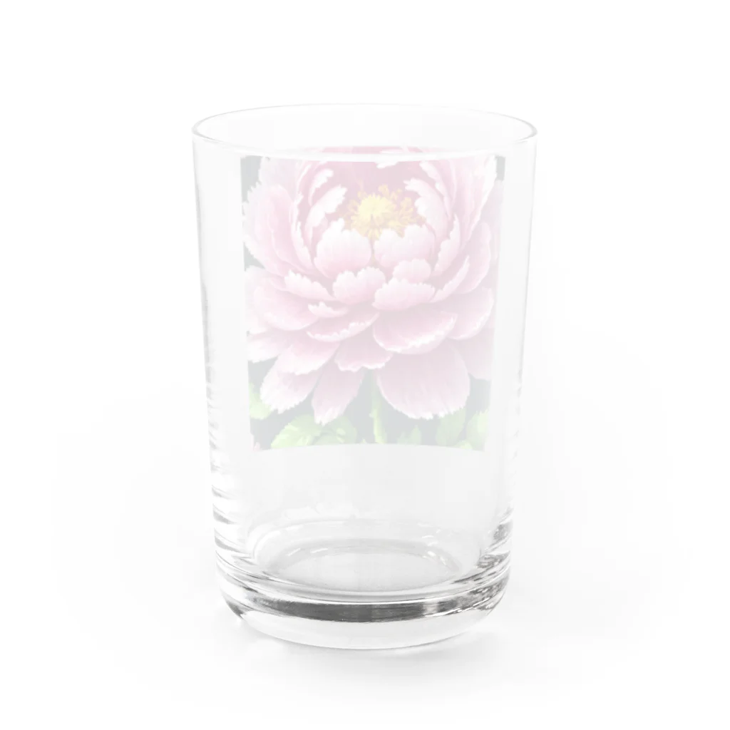 yukki1975のピクセルアートの5月_芍薬 Water Glass :back