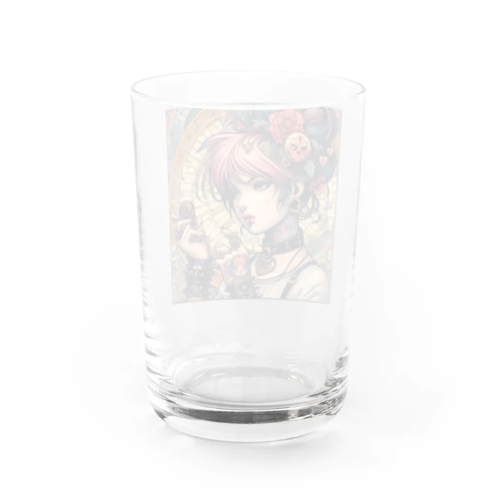 riarioのピンク Water Glass :back