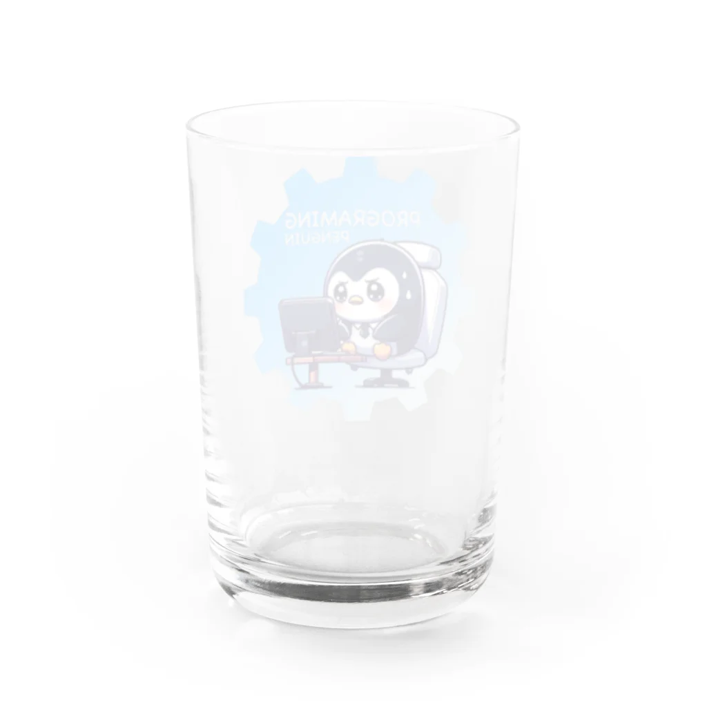 エンジニアあにまる。のエンジニアぺんぎん。5 Water Glass :back