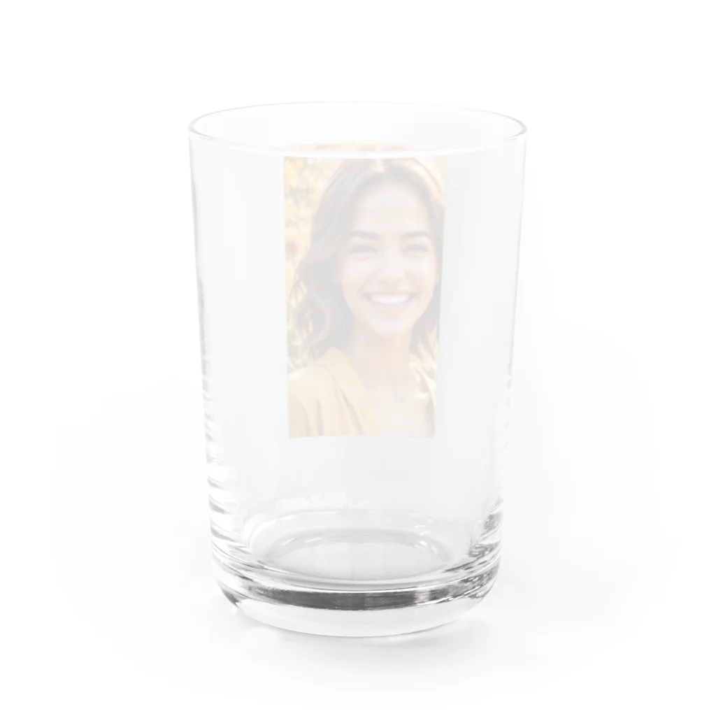 saoc11039のひまわり Water Glass :back