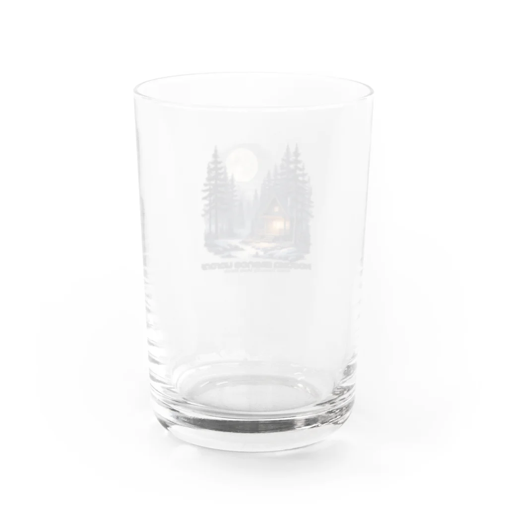 Nodoka Silence Library - WEB SHOPのSnow Cottage Water Glass :back