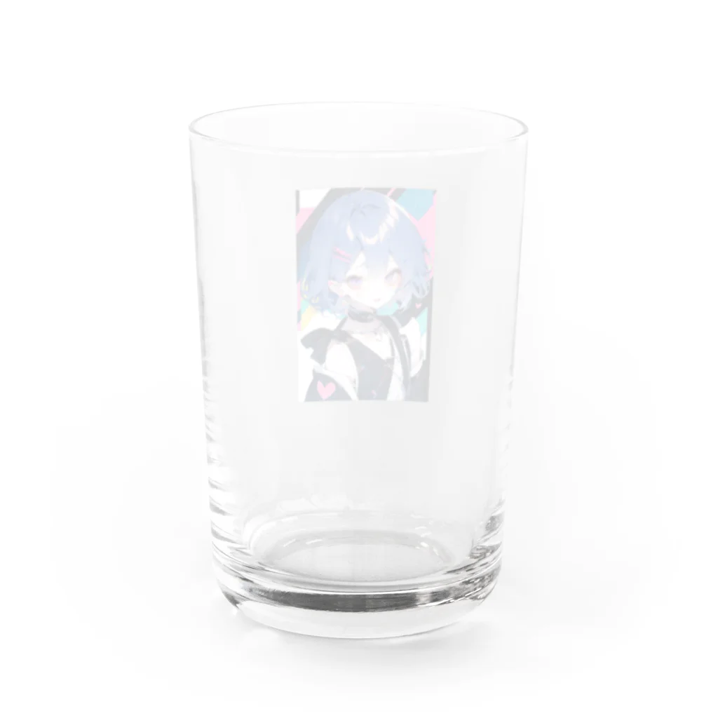 なめたけのしぐれ Water Glass :back