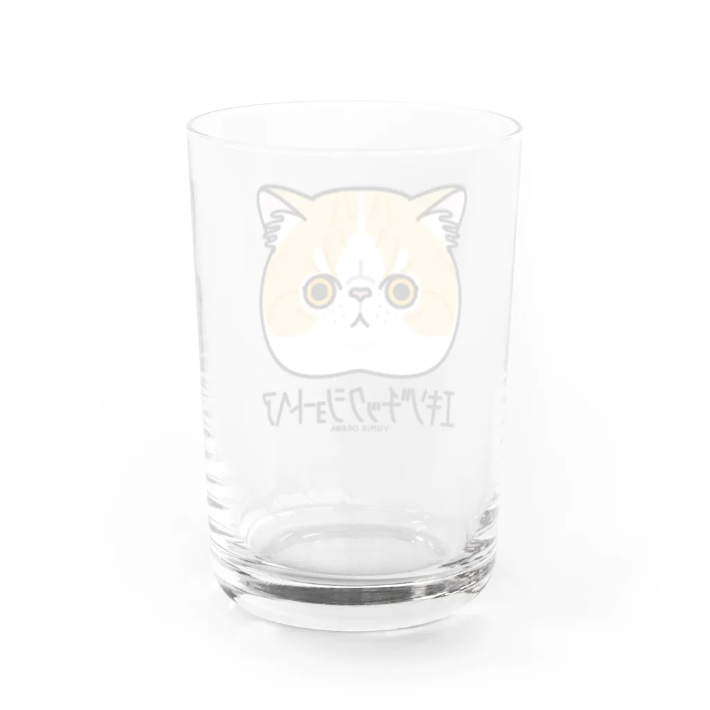 オガワユミエの33エキゾチックショートヘア（キャラ） Water Glass :back