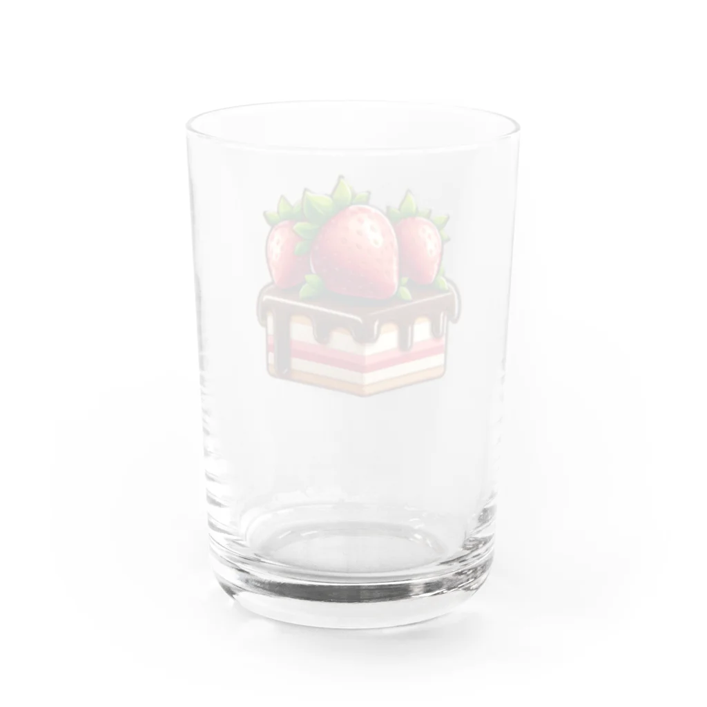 終わらない夢🌈の可愛いケーキ🍰 Water Glass :back