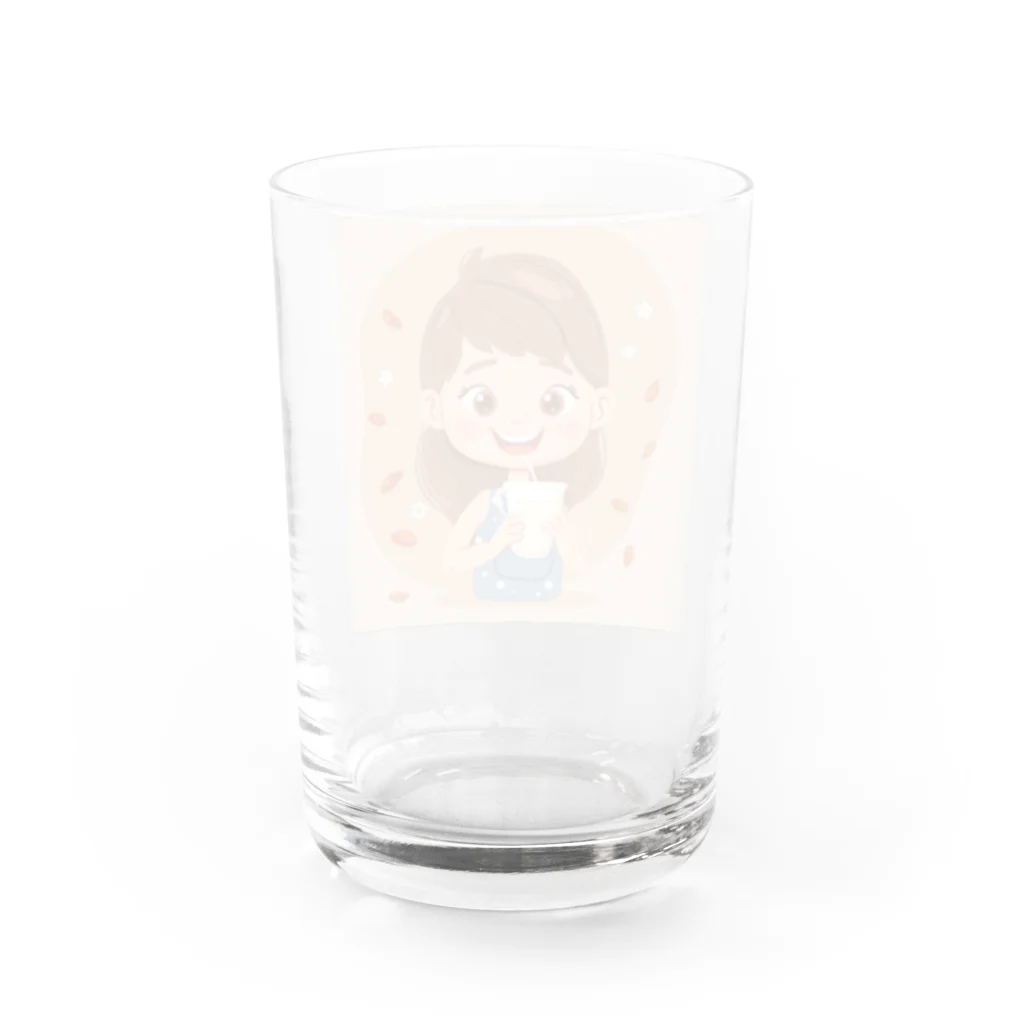 SSparrowのアーモンドミルク Water Glass :back