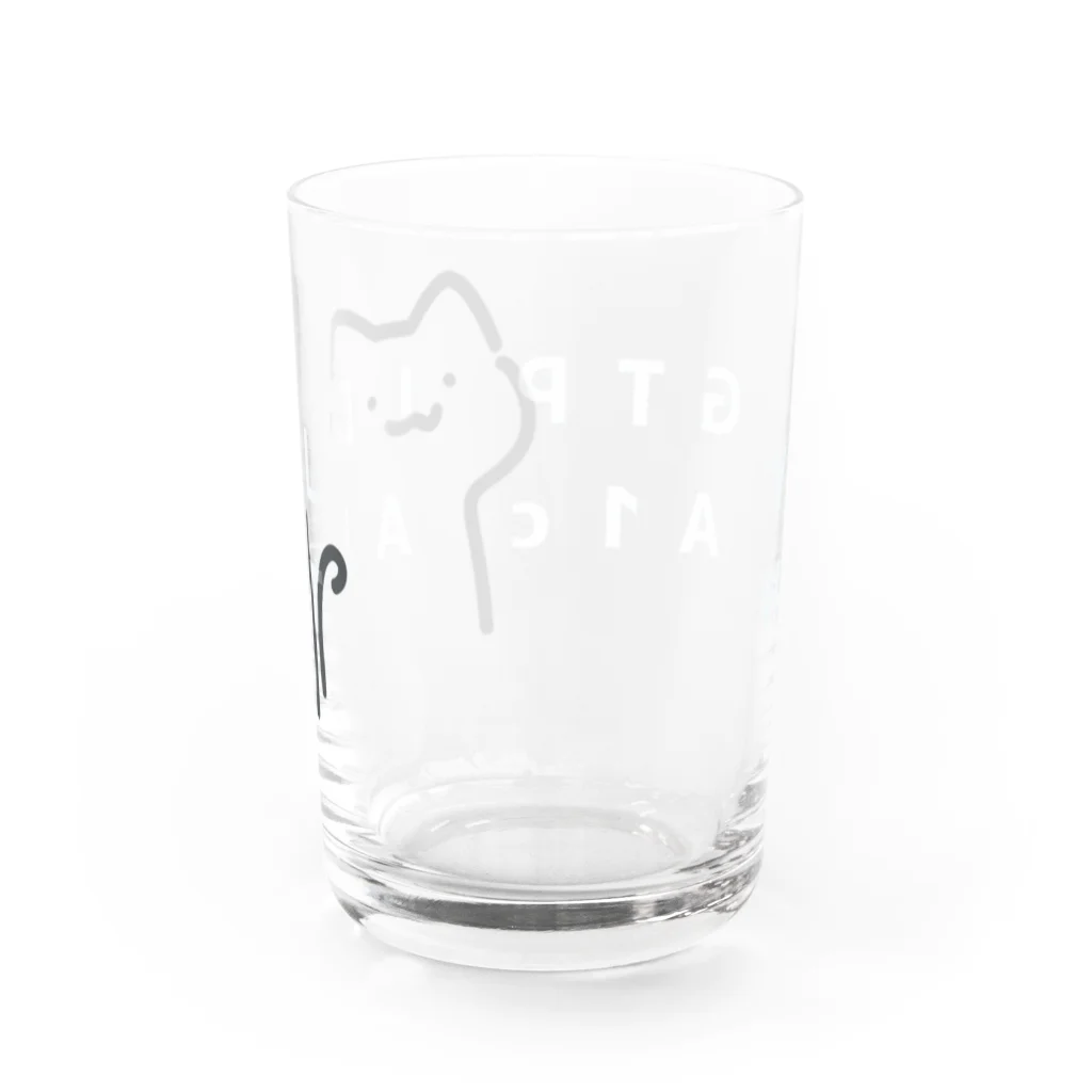 すPのお水飲んどこうかなってなるすぴねこグラス Water Glass :back