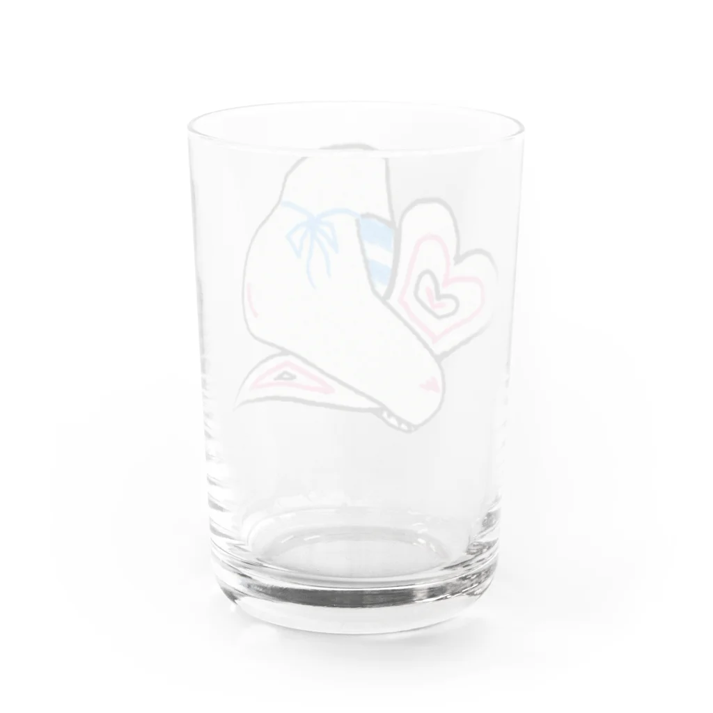 きょうちゃんのﾅｽｶﾞﾏﾏのぷりけちゅ。 Water Glass :back