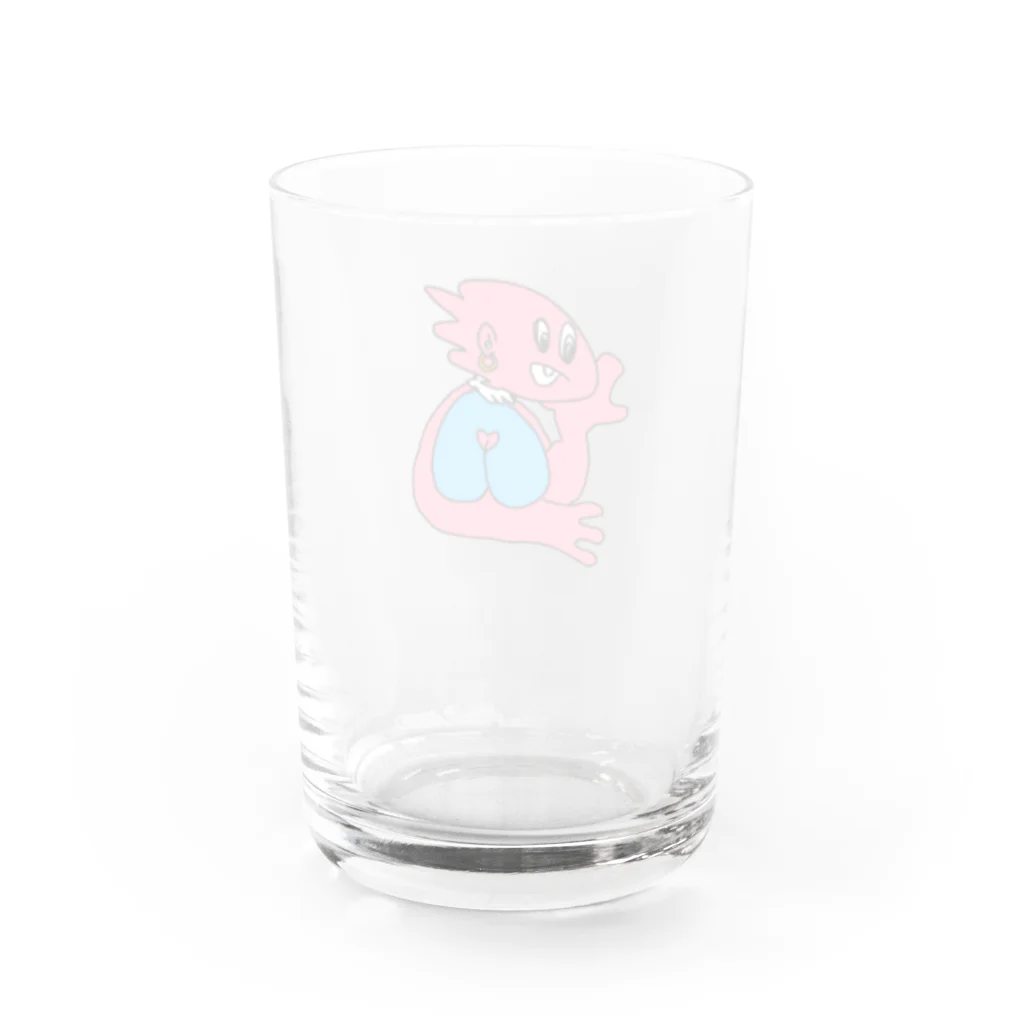 オッくんのセクシー異星人 Water Glass :back