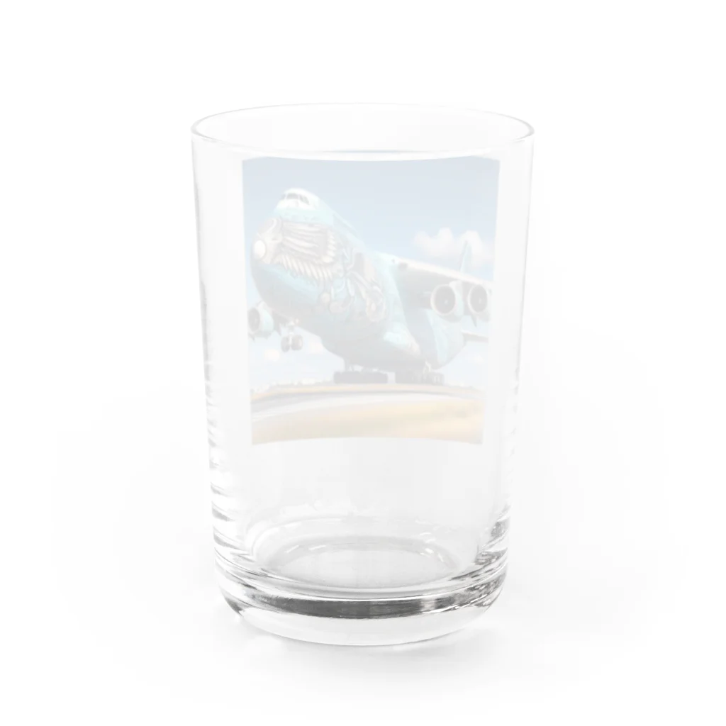 HECreaterのアート貨物機 Water Glass :back