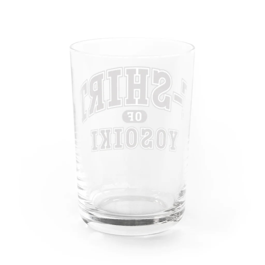 グラフィンのよそいきのTシャツ Water Glass :back