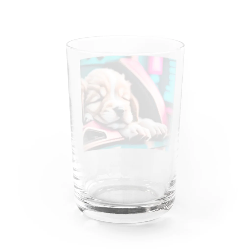 TMBUのワンだふる Water Glass :back