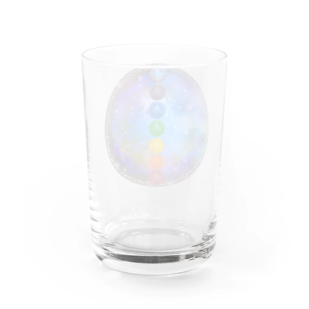 💖宇宙整体♪🌈♪こころからだチャンネル♪💖の宇宙曼荼羅　cakra version Water Glass :back