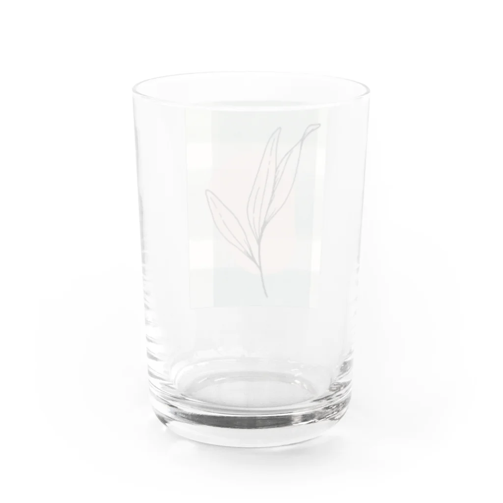 あたまのなかのナチュラル雑貨 Water Glass :back