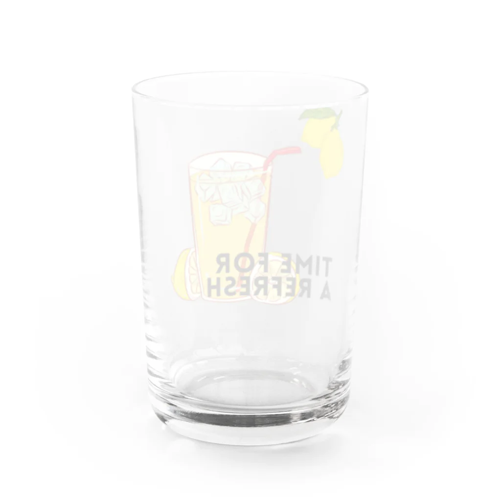 CHIBE86の「リフレッシュタイム！」 Water Glass :back