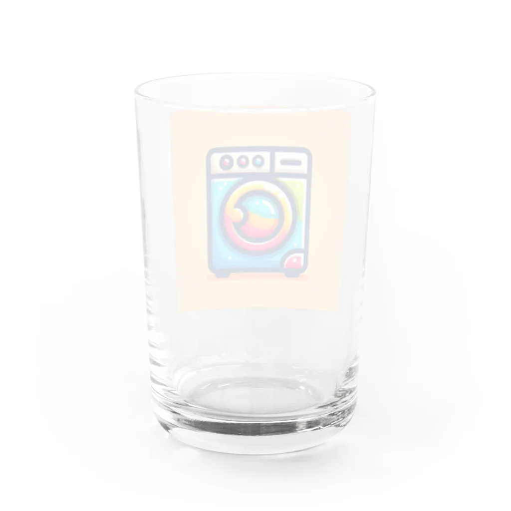 GOKYO-yaのカラフルセンタクキ Water Glass :back