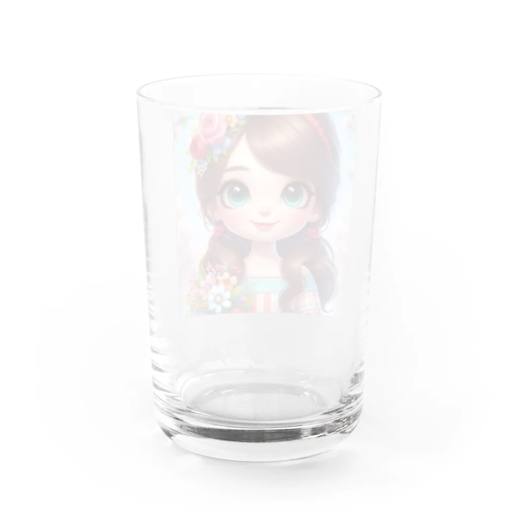 8kn356231の美少女 Water Glass :back