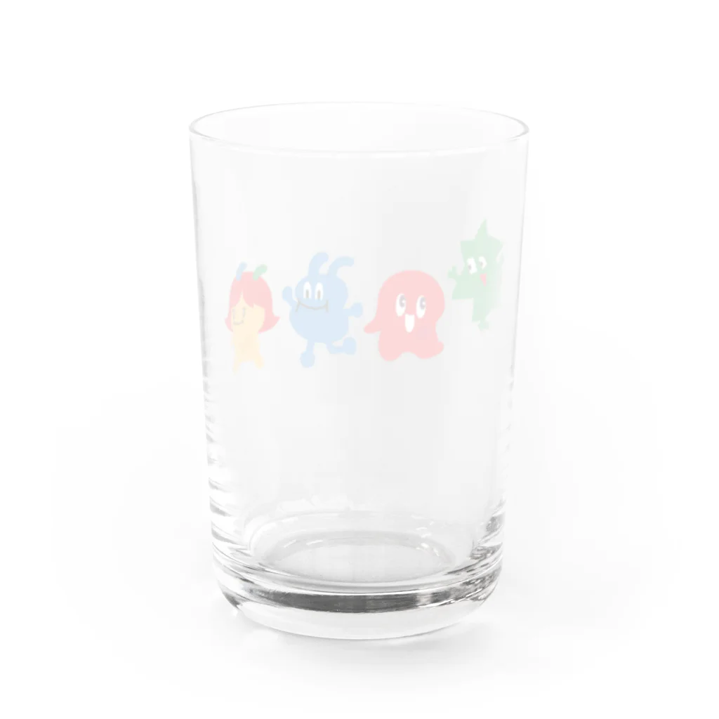 youmei_koumeのNight Party Of Cute Monsters Water Glass :back
